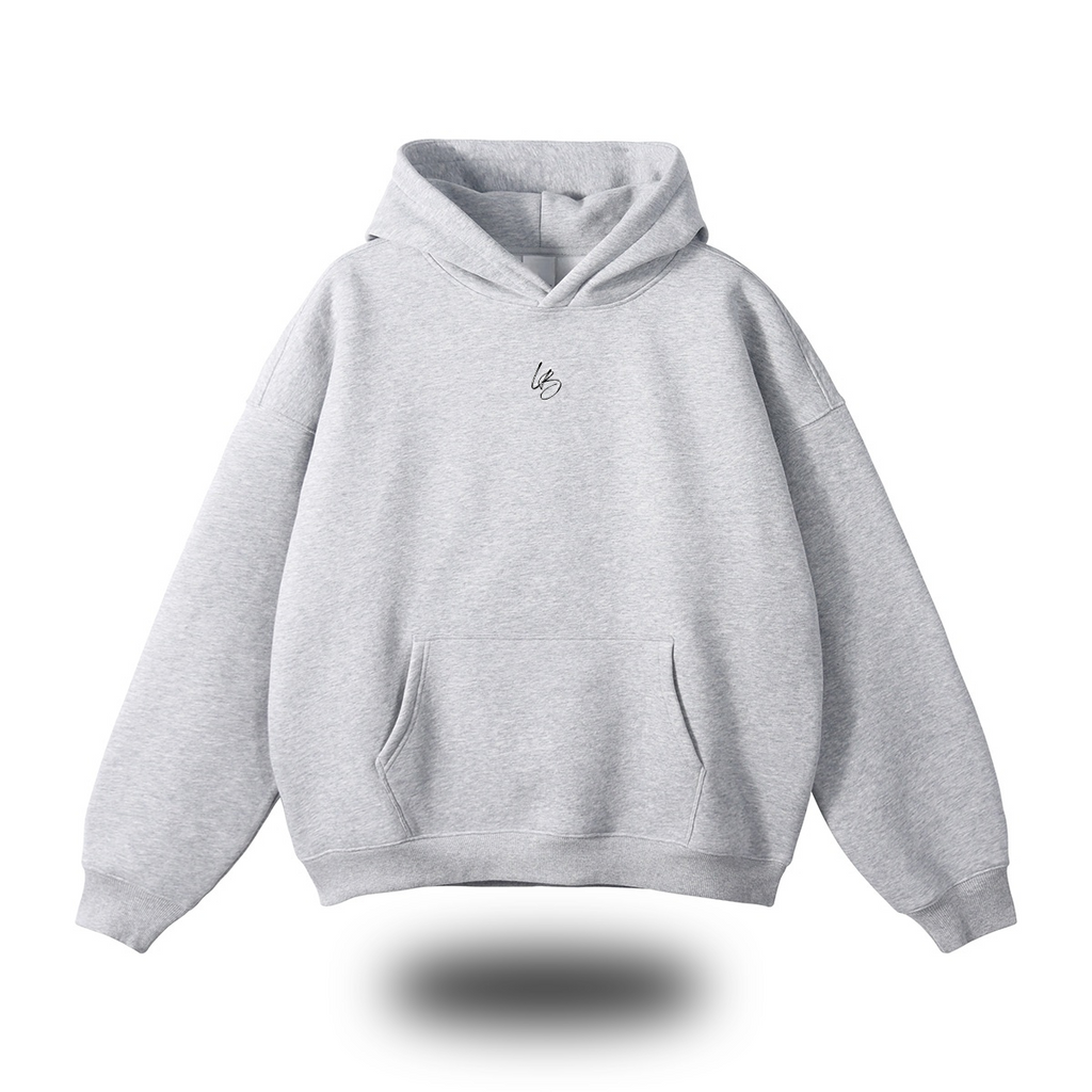 Hoodie front [color: Heather Grey]