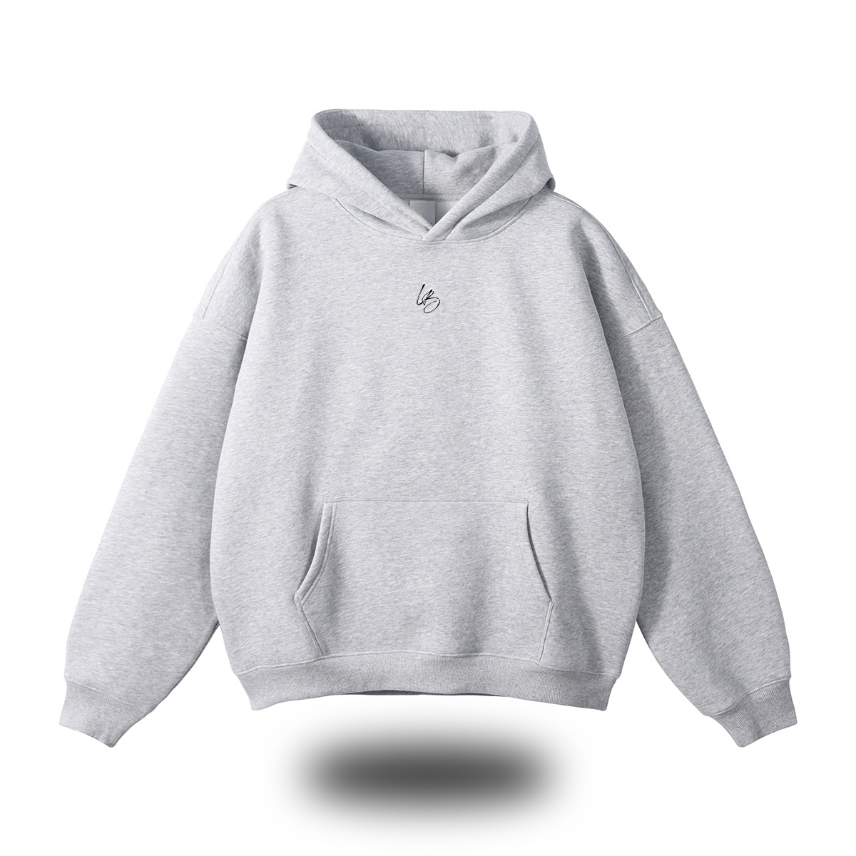 Hoodie front [color: Heather Grey]